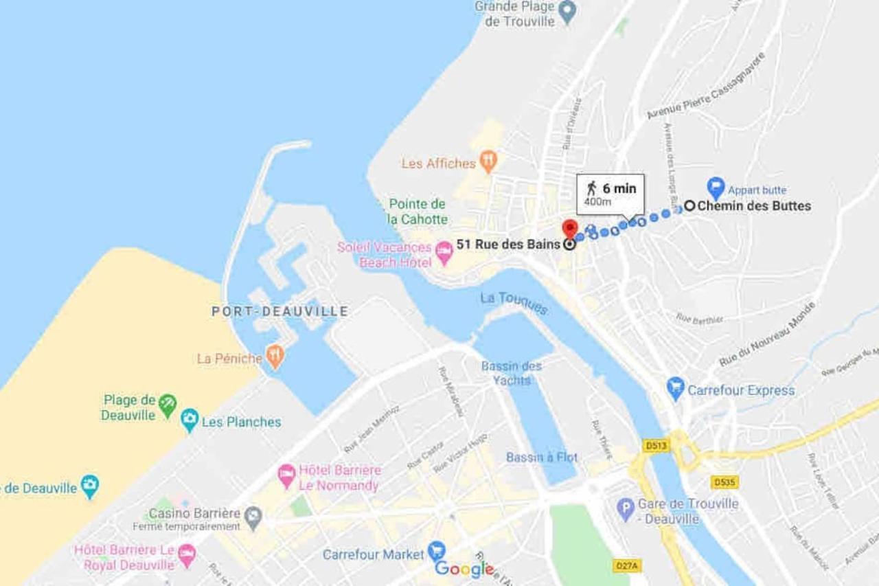 Appartement Avec Terrasse Vue Mer Trouville Sur Mer ภายนอก รูปภาพ